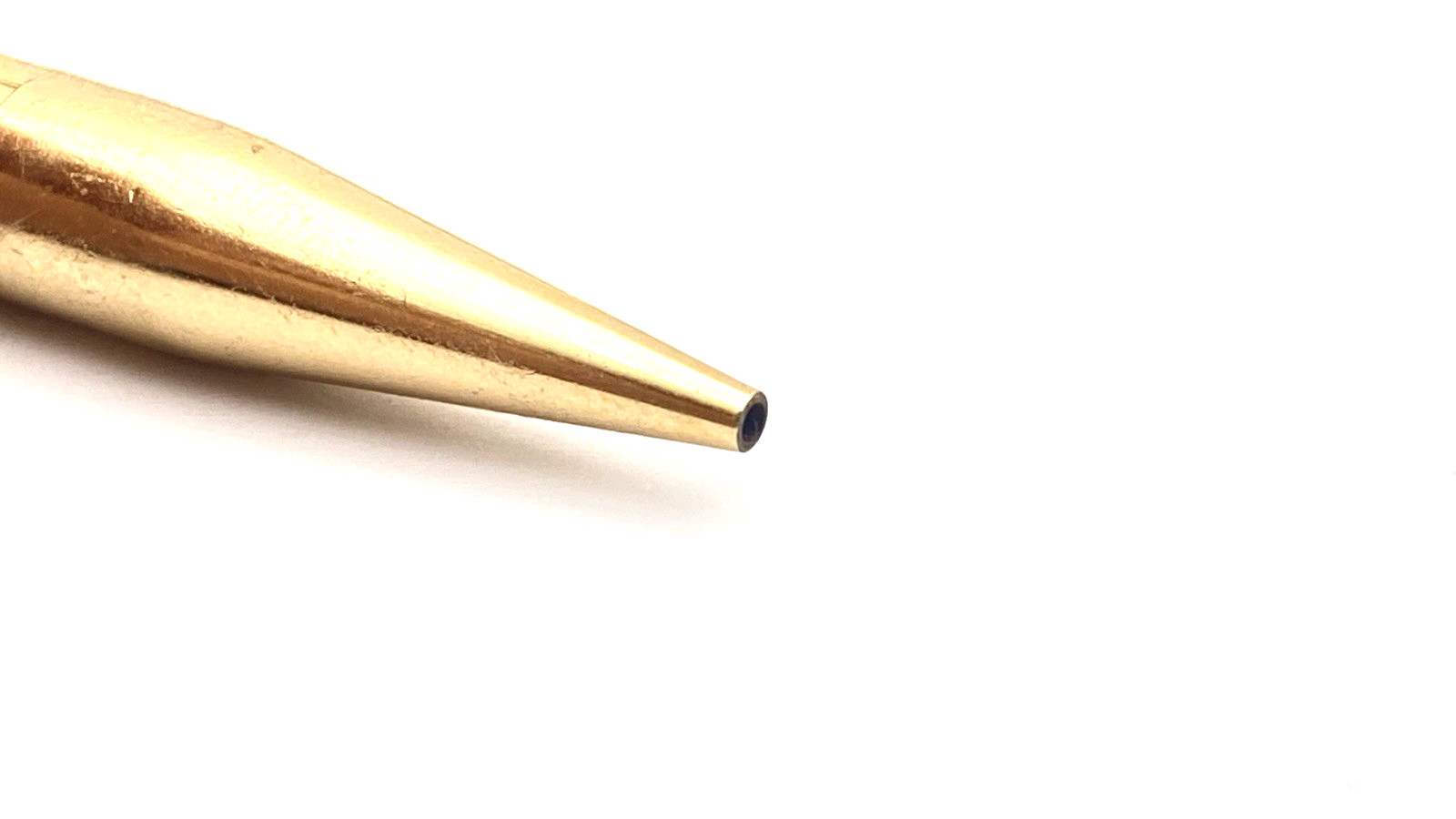 VINTAGE CONKLIN RING TOP PENCIL IN ROLLED GOLD CHECK PATTERN MADE IN USA
