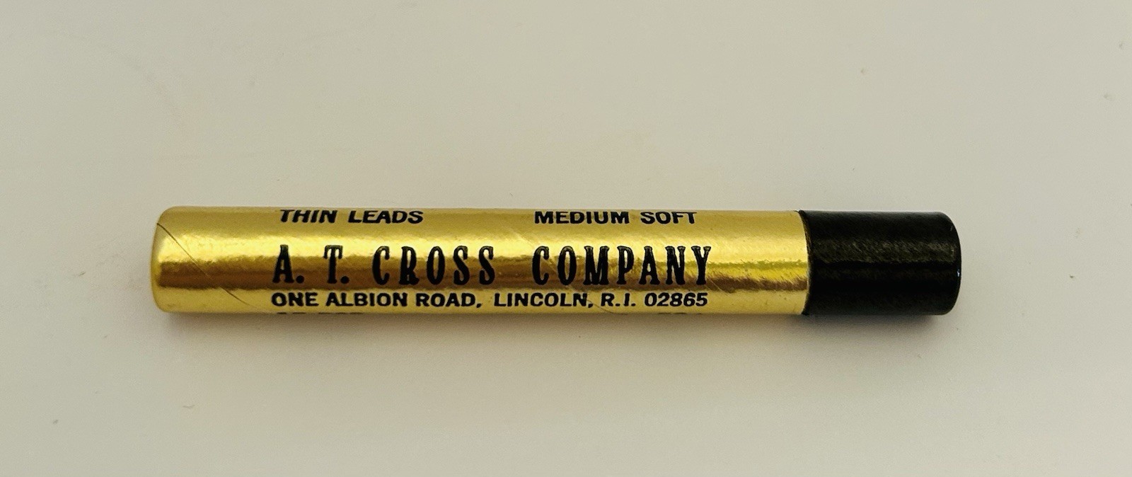 Set Of 1 Box VINTAGE Cross Thin Leads Medium Soft & 1 Cross Refill Erasers NOS