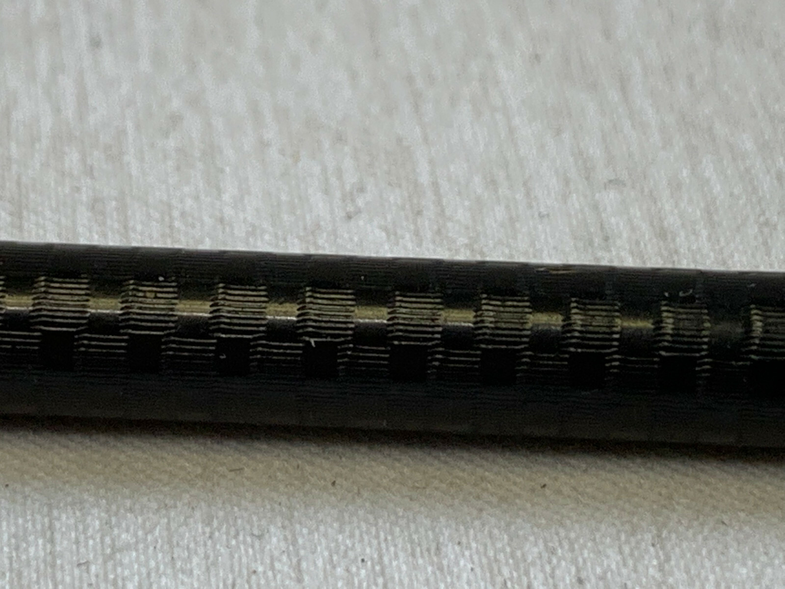 Vtg Mechanical Pencil Gold Filled Embossed Design Leather Wrapped