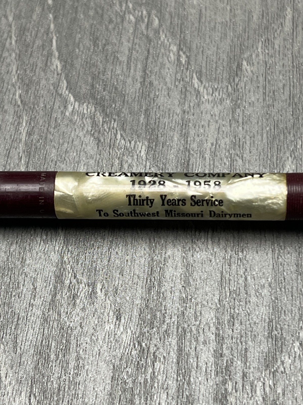 Vintage Sheaffer’s Producers Creamery Company 1928-1958 Pencil USA