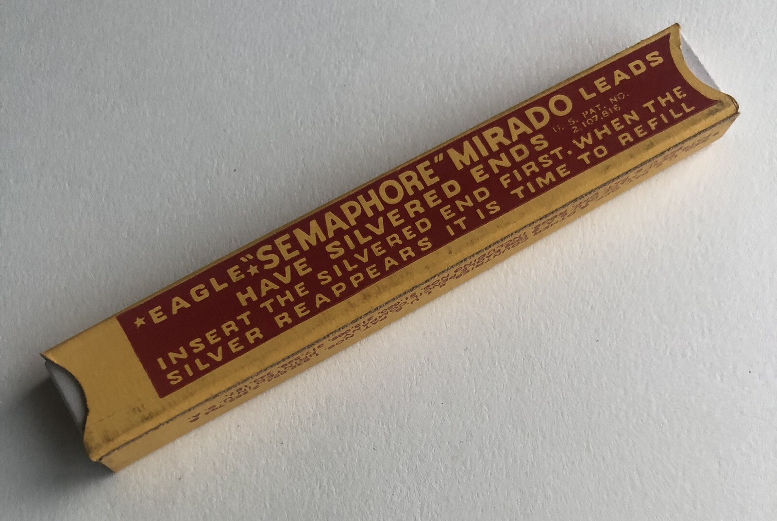 Vintage EAGLE Mirado Semaphore Mechanical Pencil Lead COPY 1.18mm NOS 4pk USA