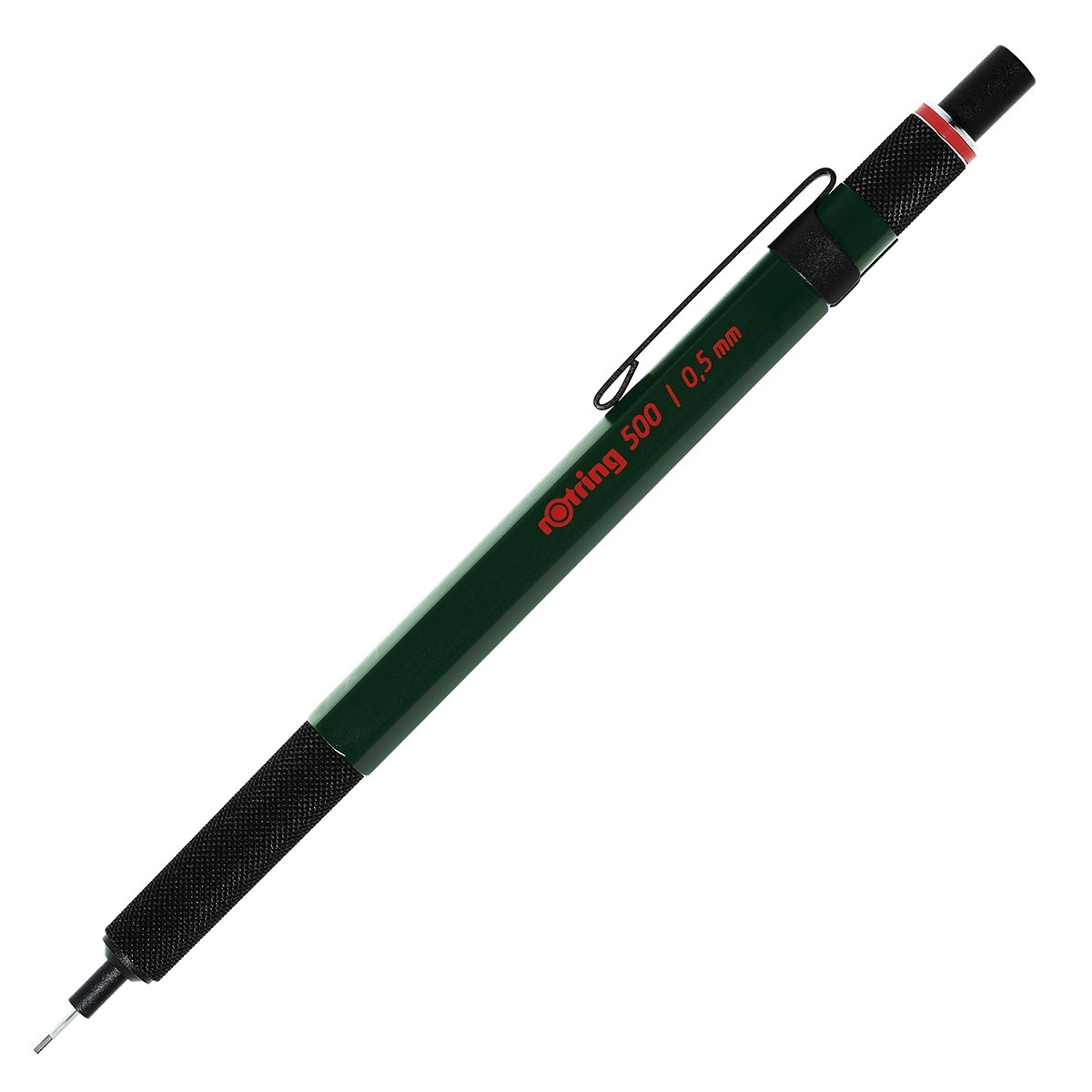 Rotring 500 Pencil 0.5mm Green Knurled Grip Mechanical Pencil New In Box 2164106