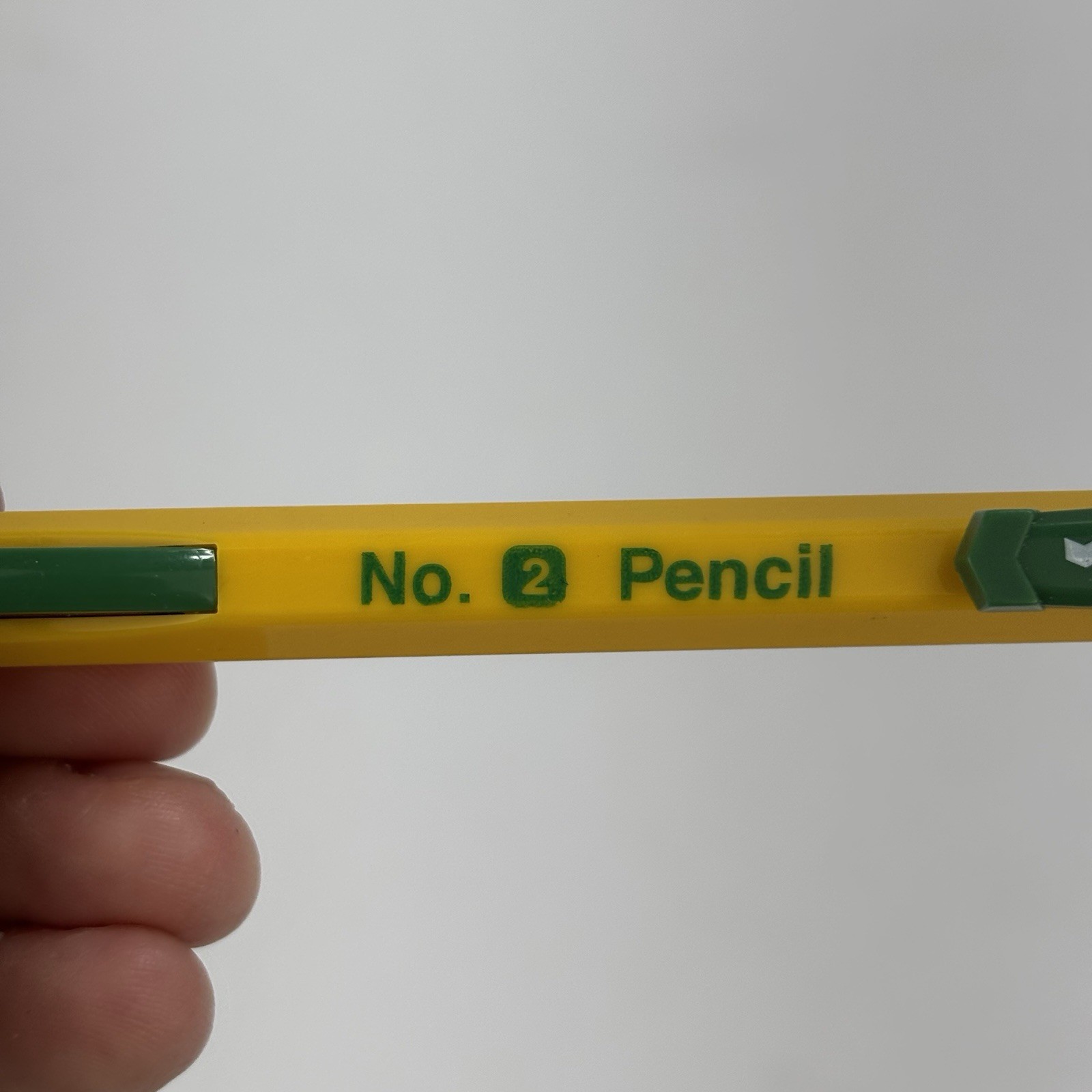 Vintage SANFORD Clickster Mechanical Pencil 0.5mm Yellow Green No. 2 HB