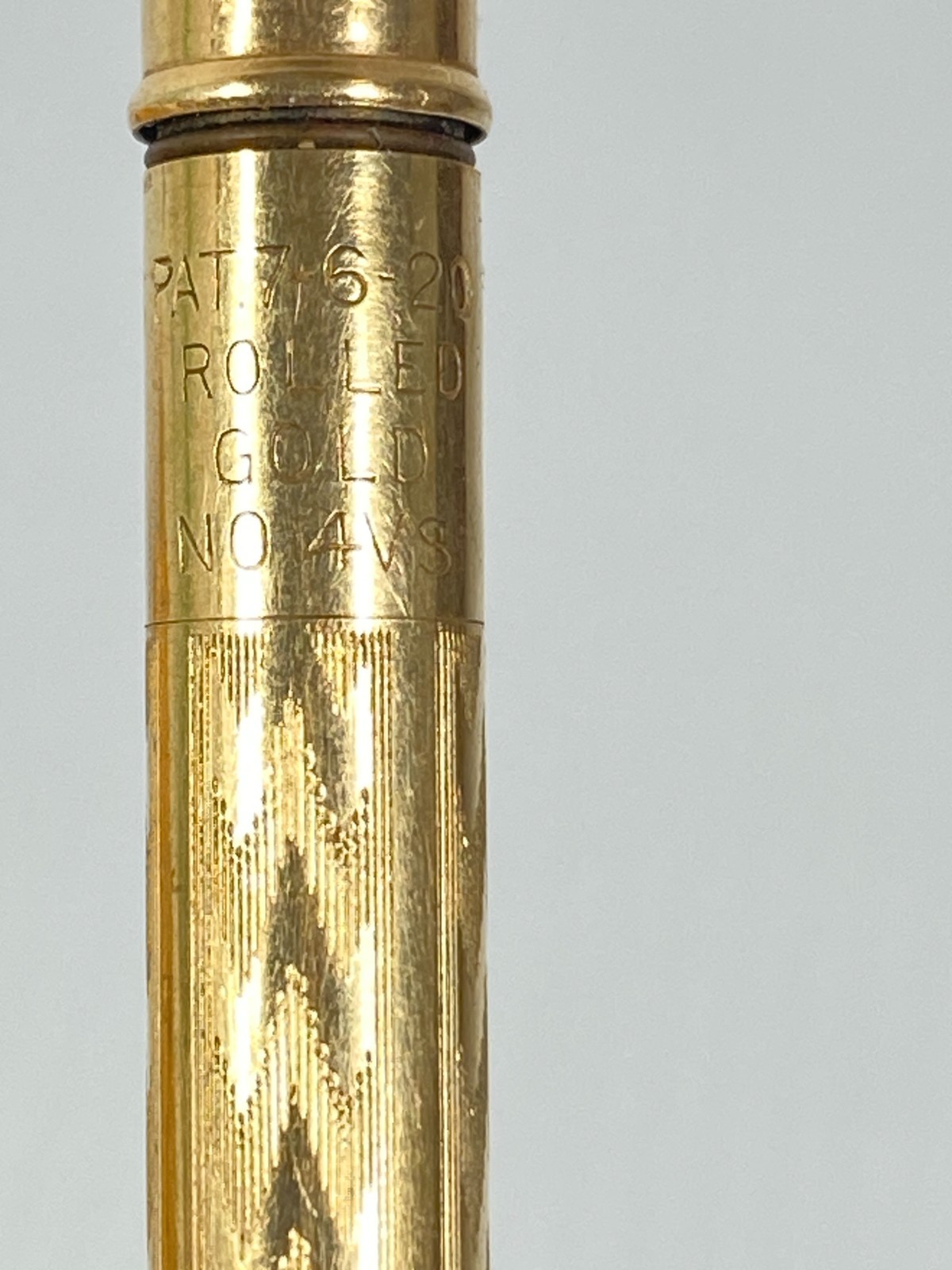CONKLIN Pat 1920 Mechanical Pencil NO 4RS Ring Top Rolled Gold Toledo Ohio