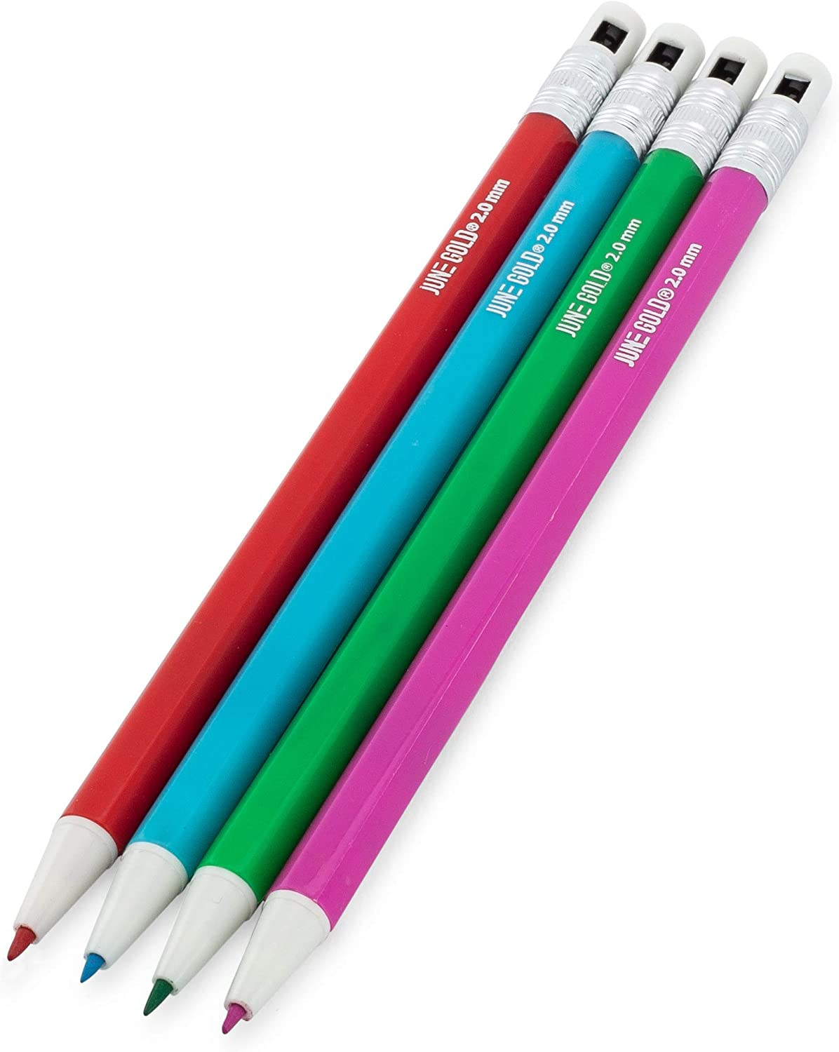 36 Assorted Colored 2.0 Mm Mechanical Pencils, Bold Thickness, 36 Unique Colors