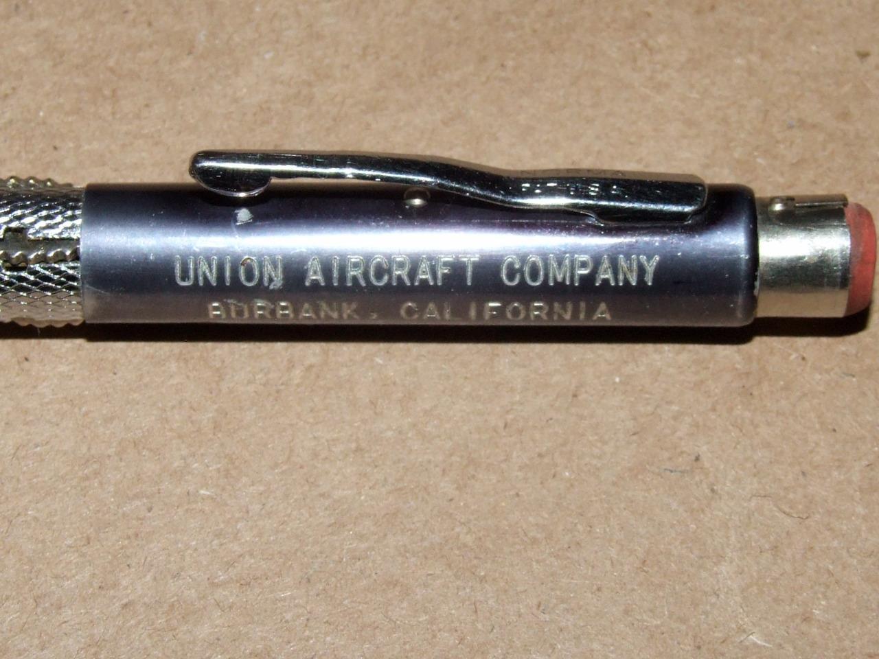 Vintage Textured Steel Norma 4 Color Mechanical Pencil Union Aircraft