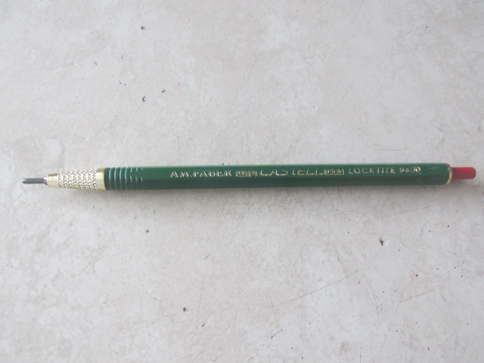 Vintage A. W. Faber-Castell 9400 Dark Green Locktite Mechanical Pencil
