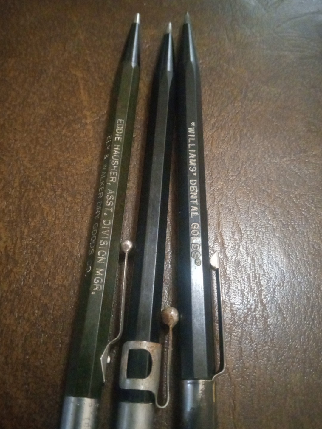 Vintage Realite Mechanical Pencils Lot Of 3 USA Light Damage Works Great Rare
