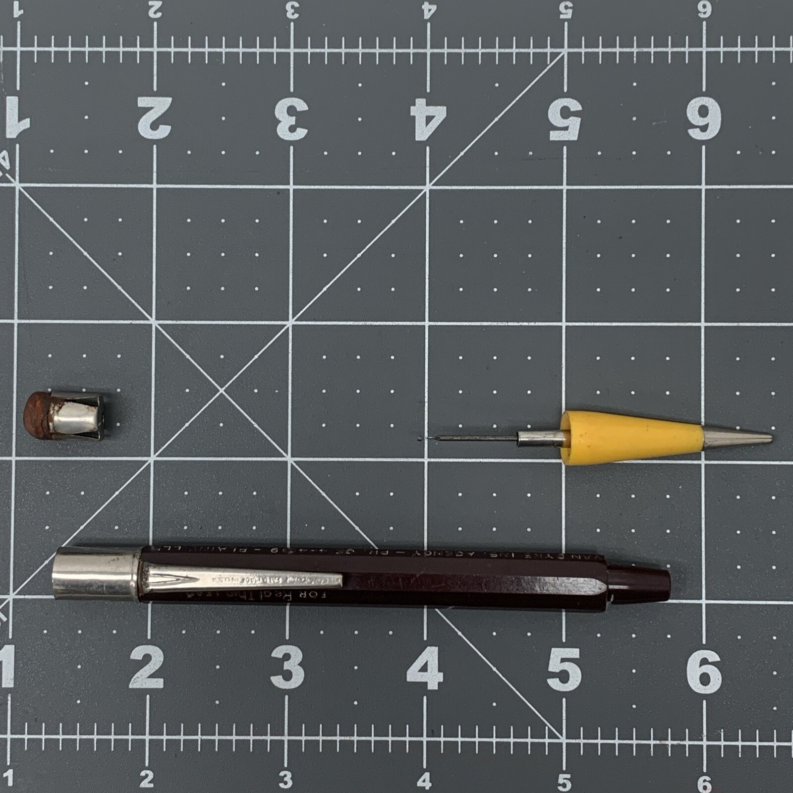 Vintage Autopoint Mechanical Pencil Advertising Black Yellow Thin lead
