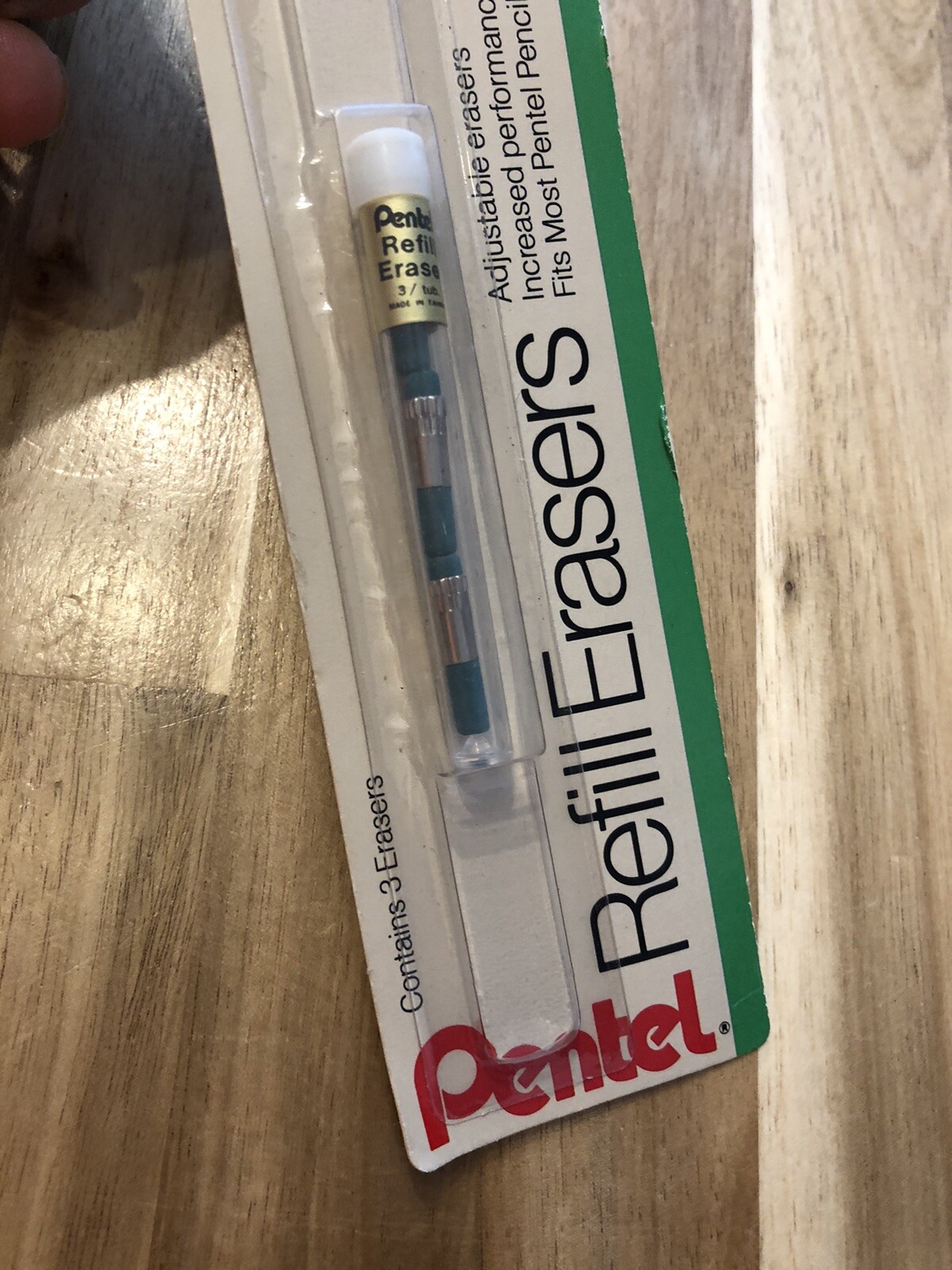 Pentel Automatic Pencil Refill Erasers NEW Z2-1BP NOS Drafting Drawing Art