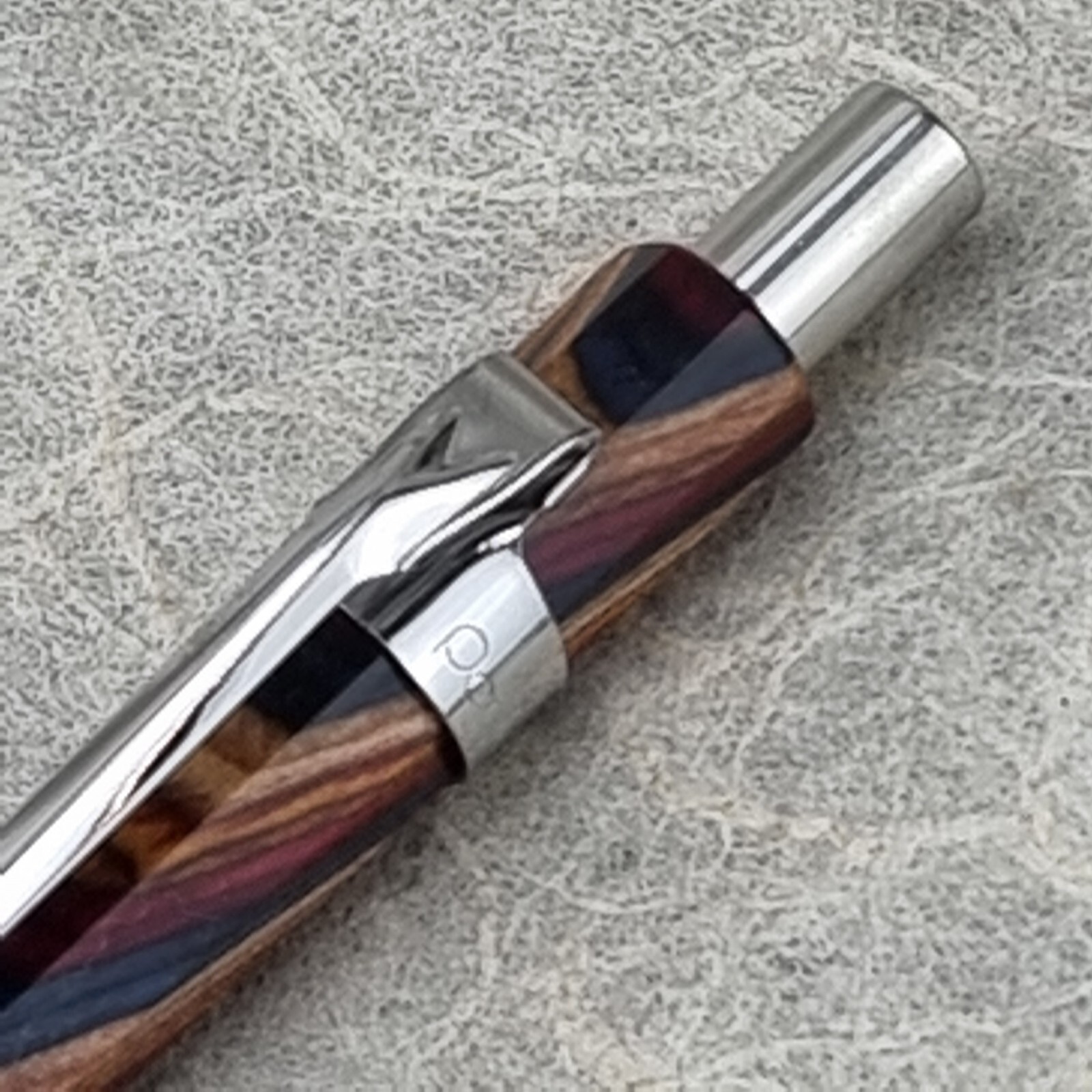 Hand Crafted Pentel P-205(0.5mm) Mechanical Pencil with Octagonal Wood Barrel