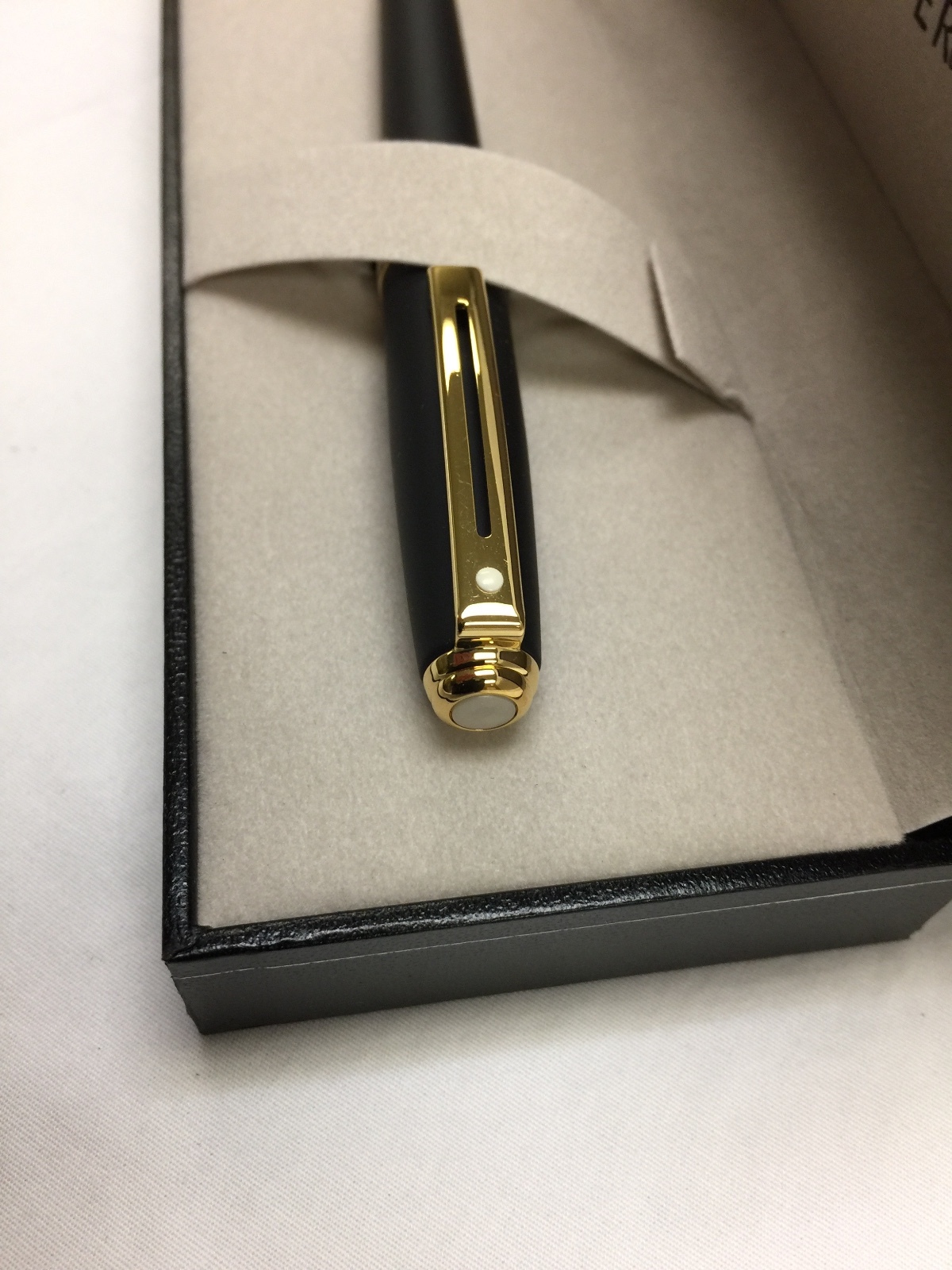 Sheaffer Prelude Matte Black w/22K Gold 0.7 Pencil 100% Authentic – USA Seller