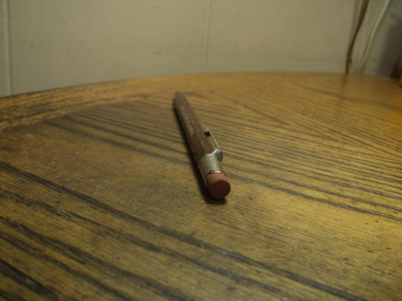 Vintage Autopoint Mechanical Pencil Advertising Fort Leavenworth Kansas 5-1/2″