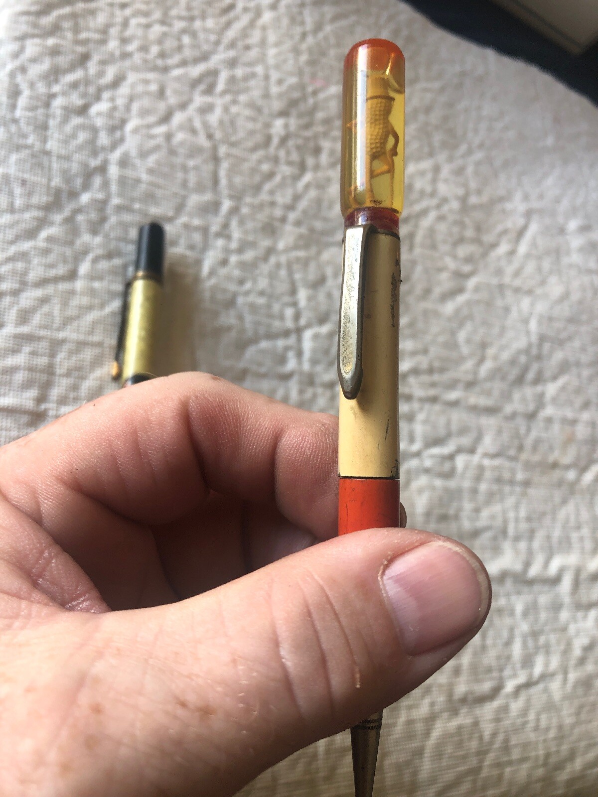 Vintage (2) Mechanical Pencils for Repair or Parts Mr. Peanut $ Fox
