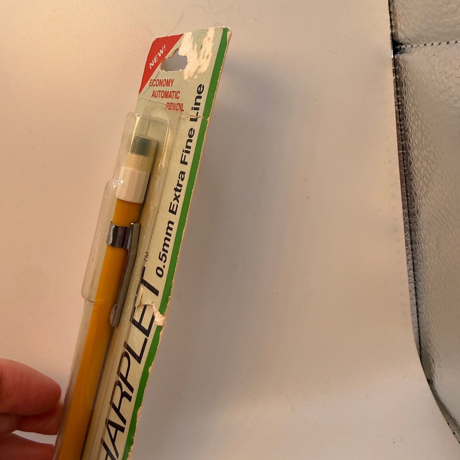 Pentel Sharplet Mechanical Pencil 0.5mm Yellow Vintage P15BP New Extra Fine Line