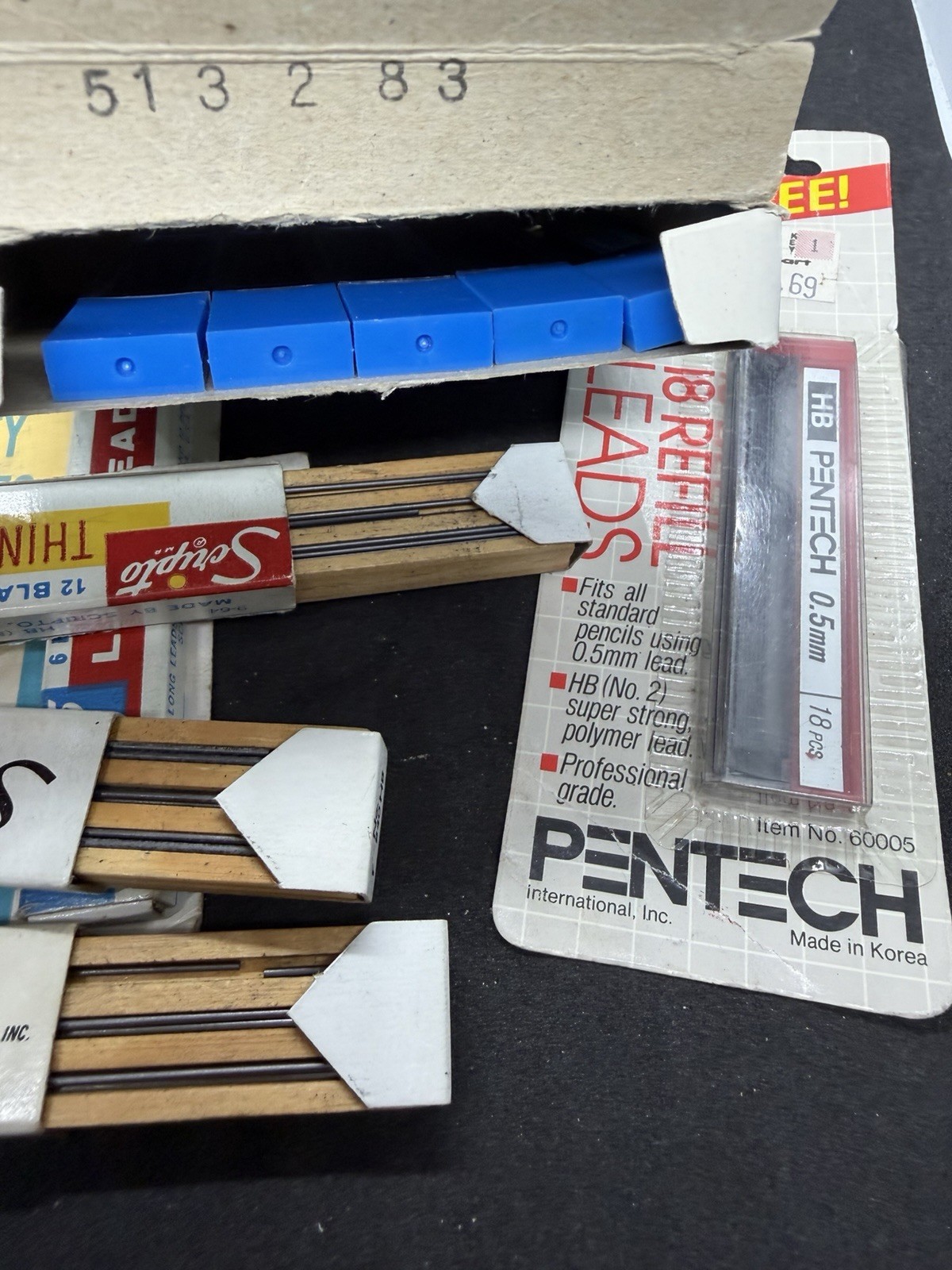 Vintage Mechanical Pencil Lead Lot Scripto Pilot Etc Mixed Lot