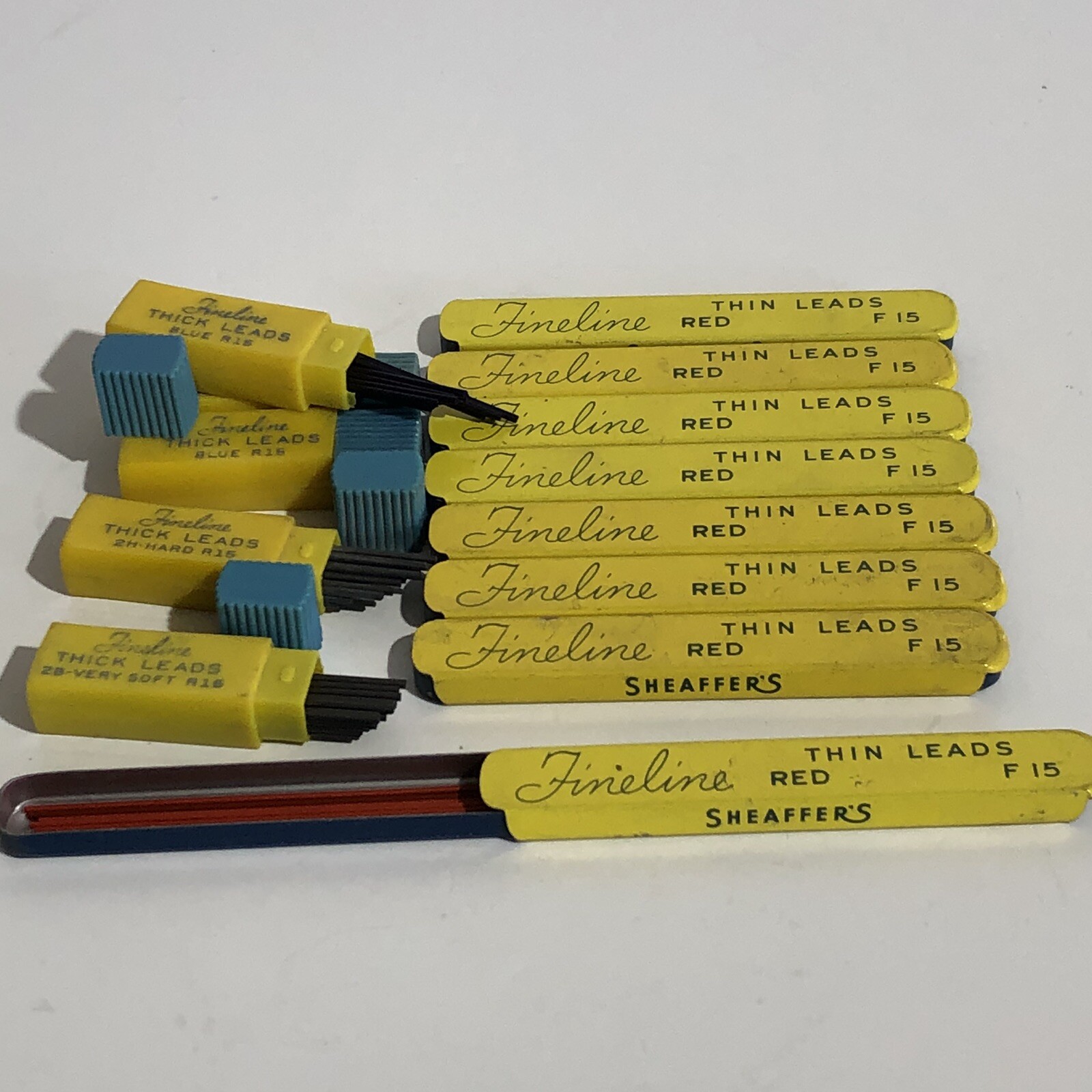 Vintage Sheaffer’s Fineline Pencil Lead (Lot Of 13) NOS MADE IN USA