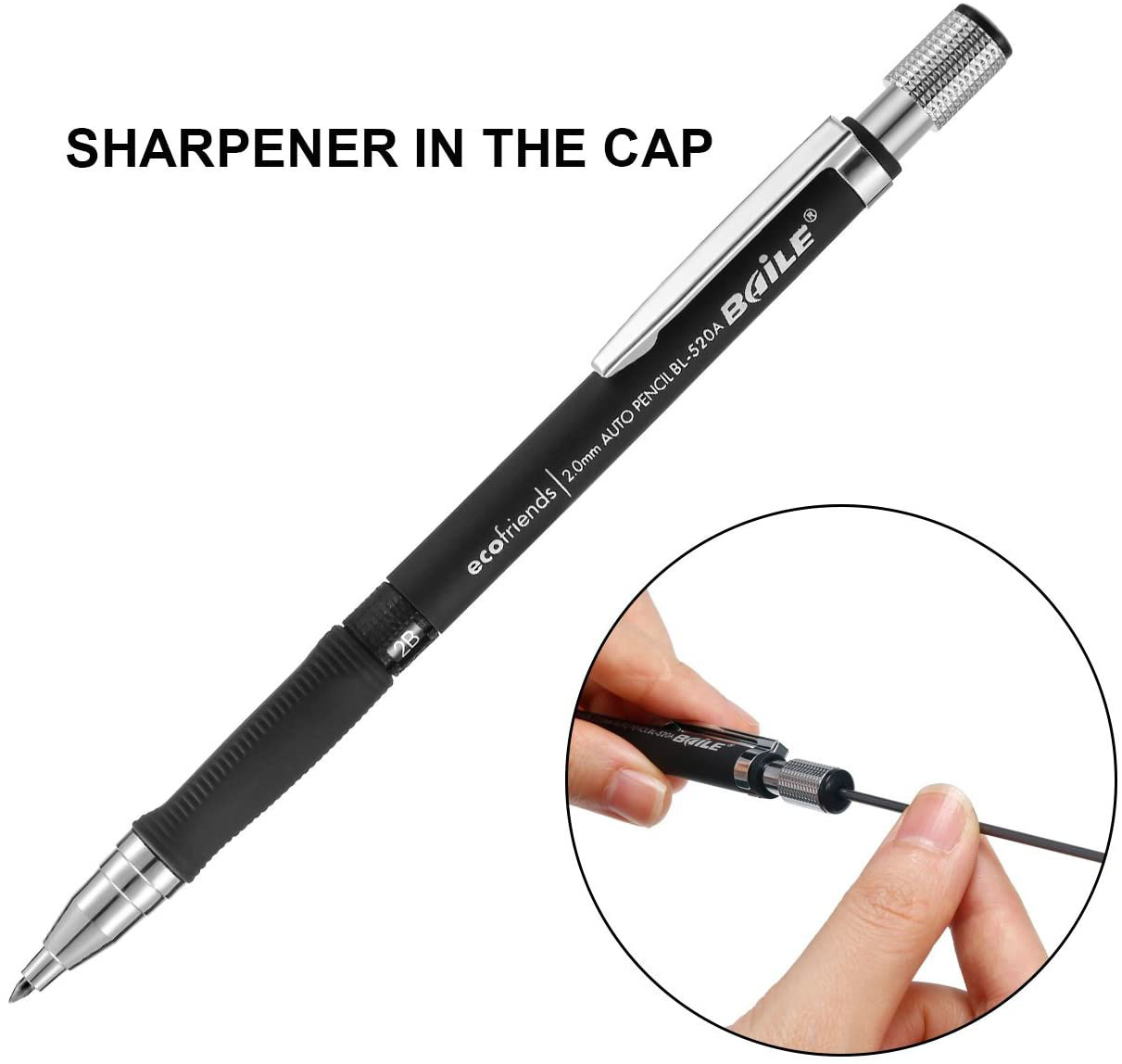 Art Mechanical Pencils Set Metal Drafting Sketching Drawing Pencil Artist Tools