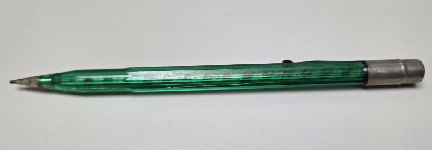 Vintage SCRIPTO Green Atlanta No. 71 Mechanical Pencil 1.18mm Lead Working USA