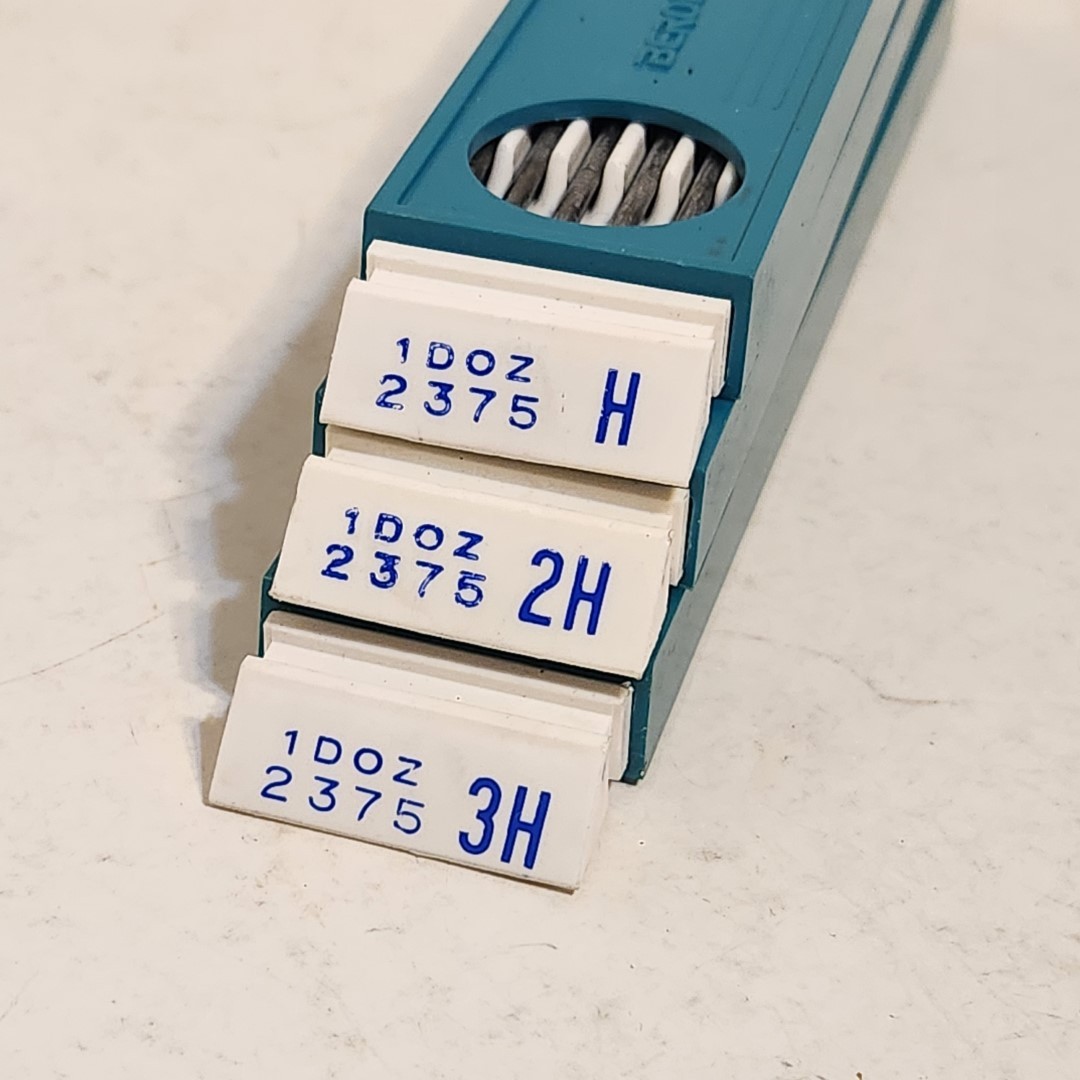 3 Boxes Berol Turquoise Eagle Drawing Leads H 2H 35H 29 Total Lead Refills 2375