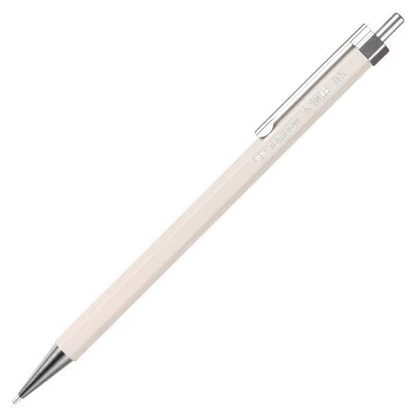 Tombow Kimonogatari Wood Mechanical Pencil 0.5mm White DHA-151B