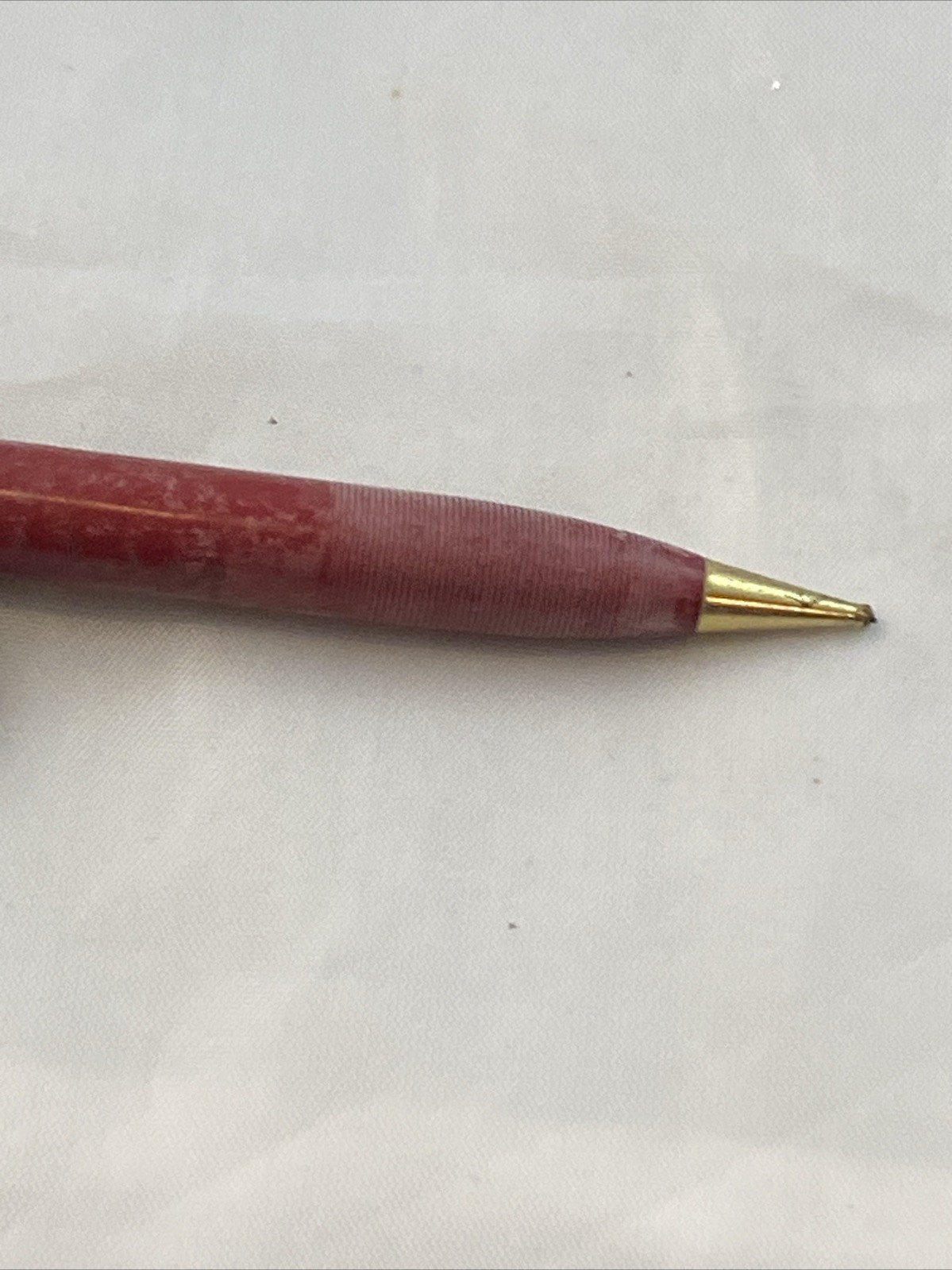Sheaffer Pearlie Utility Red & Pearl Fineline USS Volelgesang DD-862 Pencil