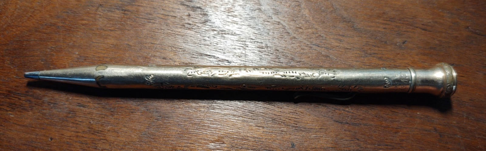 Antique Elegant Mechanical Pencil fancy engraved Ever Sharp 20 year gold filled