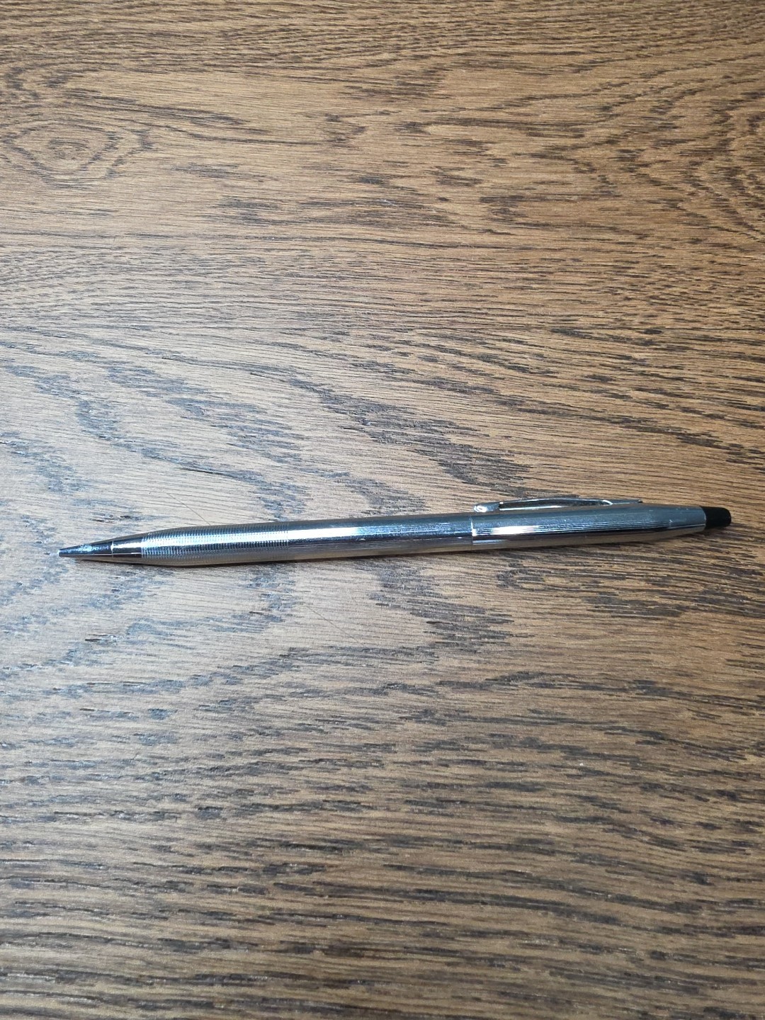 Cross Classic Century Vtg Mechanical Pencil Polished Chrome Twist NO LEAD