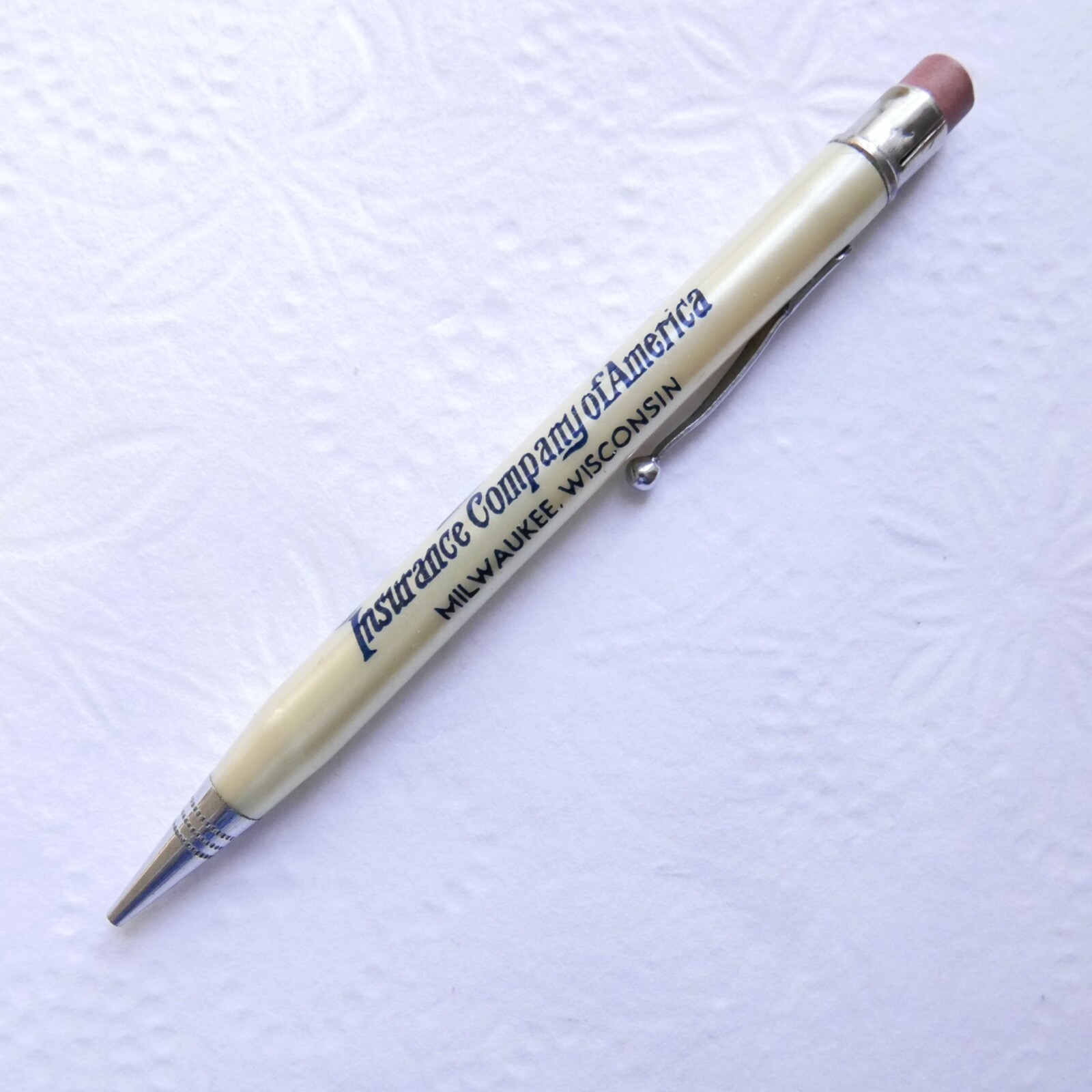 Vintage “Old Line Life” Insurance Advertising Mech Pencil Milwaukee (WORKS) G3