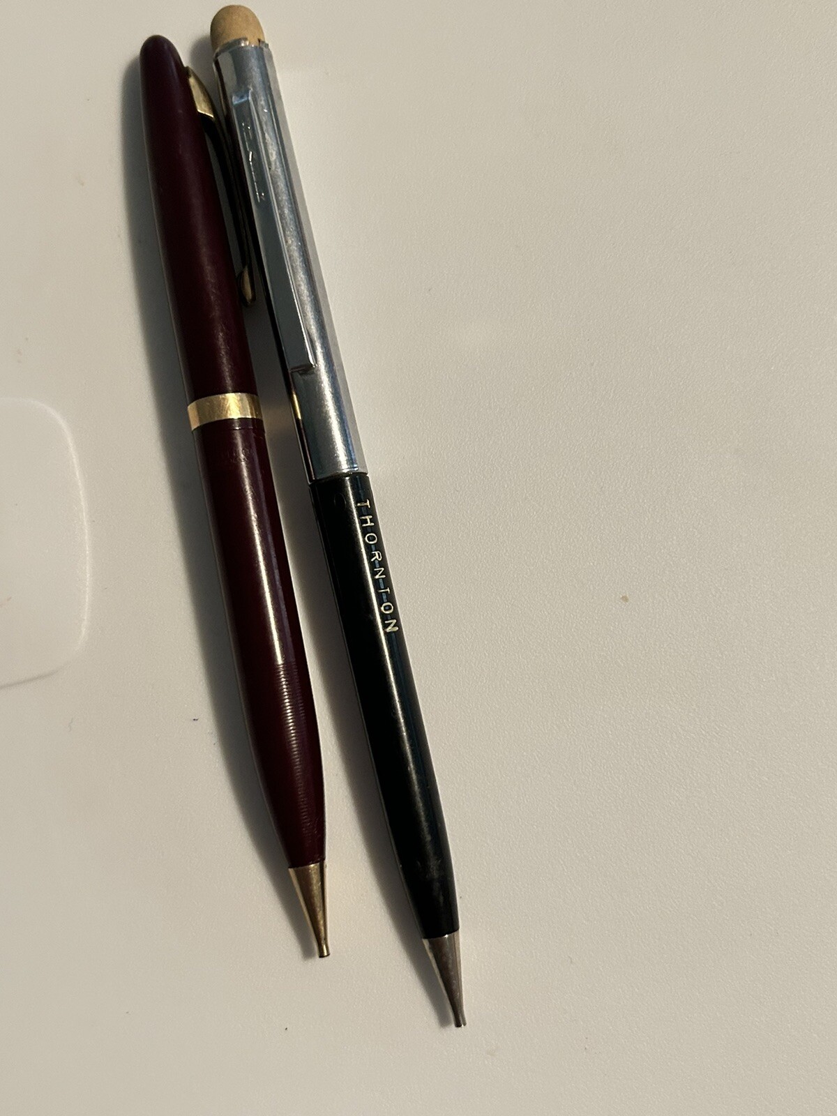 Vintage Schaffer’s Pens And Mechanical Pencil Lot Gerald Thorton Engraved