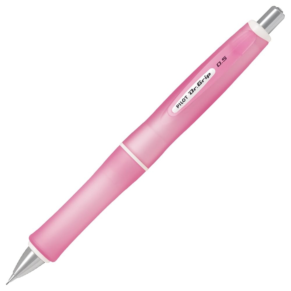 Pilot Dr. Grip G Spec Frost Mechanical Pencil 0.5Mm Shaker Pink Ergonomic Design