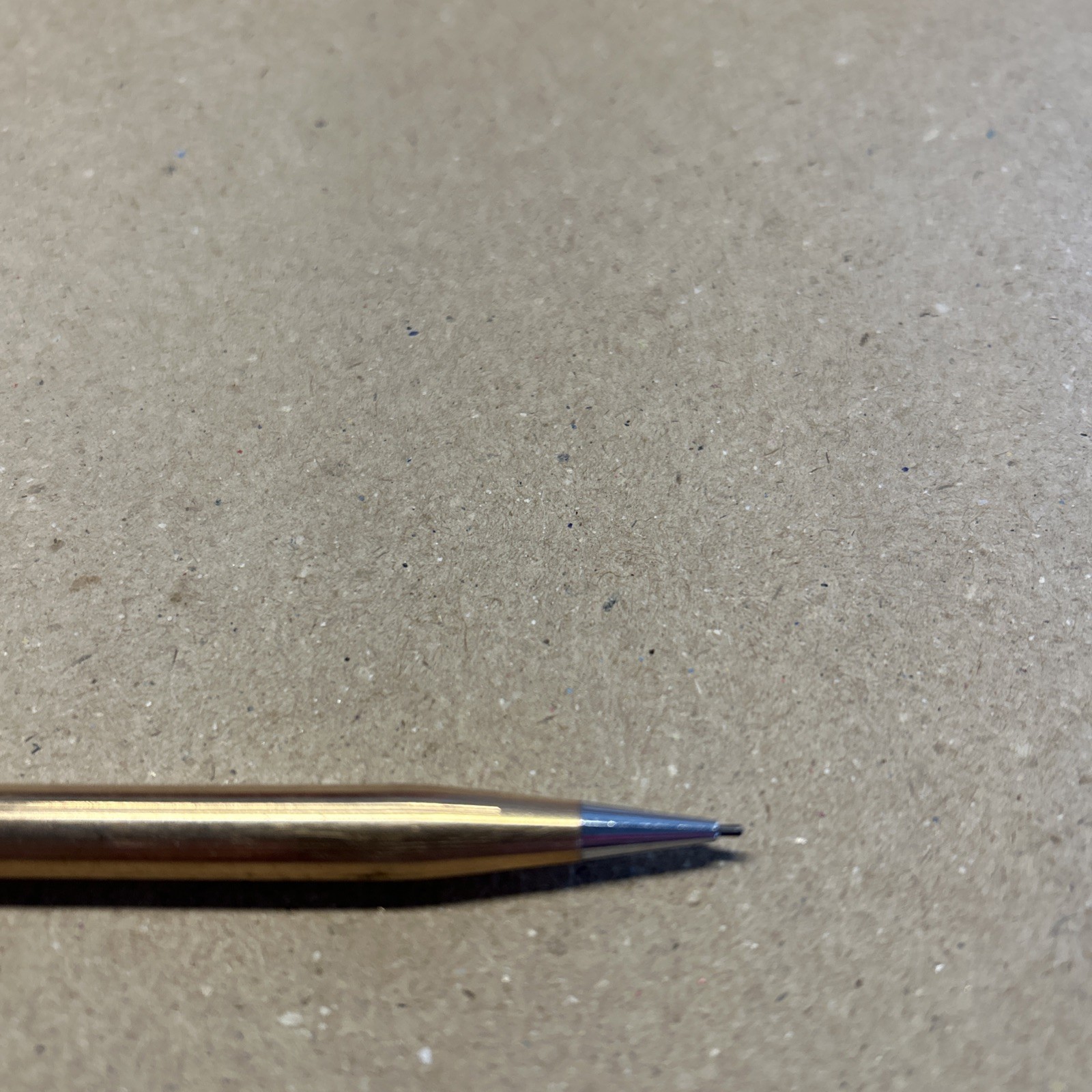 CROSS 1/20th 14k GOLD FILLED MECHANICAL PENCIL ROSE BAND Works Well