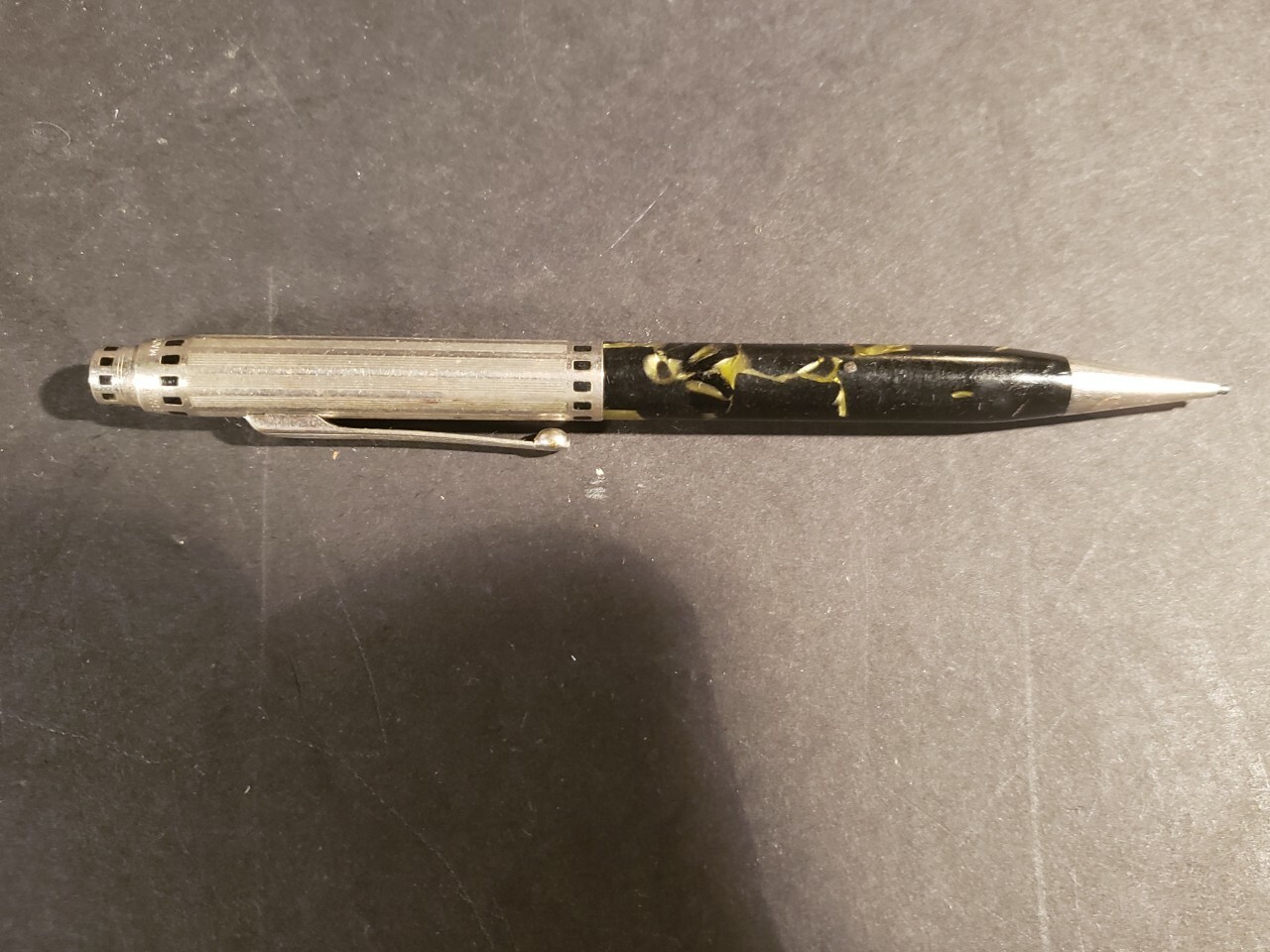 EVERSHARP CORONET BLUE STRIPE MECHANCIAL PENCIL RARE VINTAGE