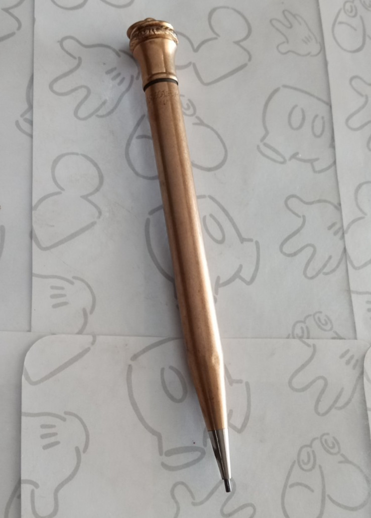 Wahl Eversharp Gold Filled Mechanical Pencil with Ringtop Pendant