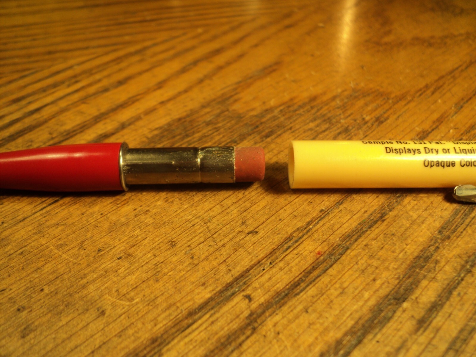 Vintage Ritepoint Mechanical Pencil Sample 131 “Display Top” 5-7/8″ Oil Cap