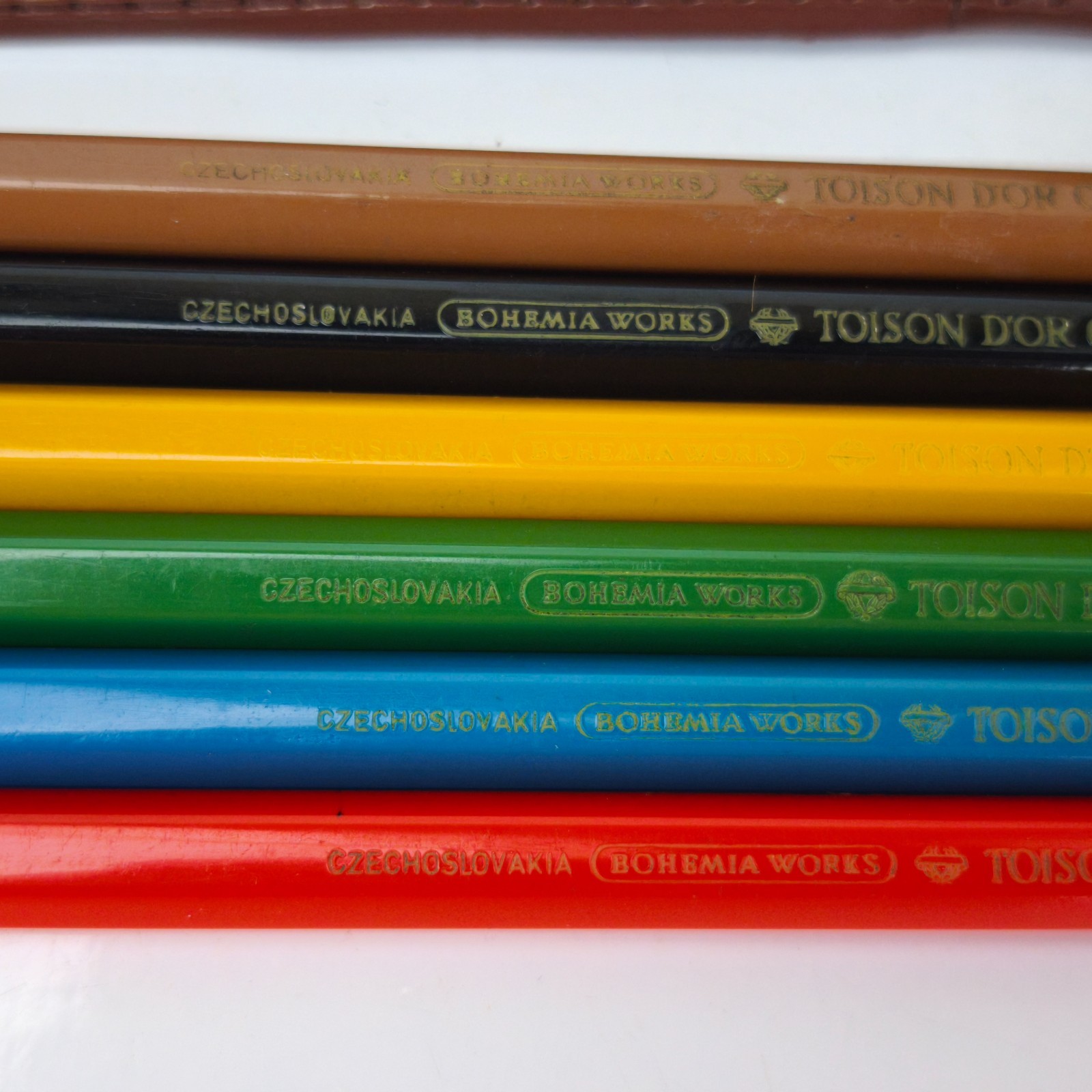 Vintage Mechanical Pencils Set of 6 TOISON D’OR COLORAMA 5217 Bohemia Works#6184