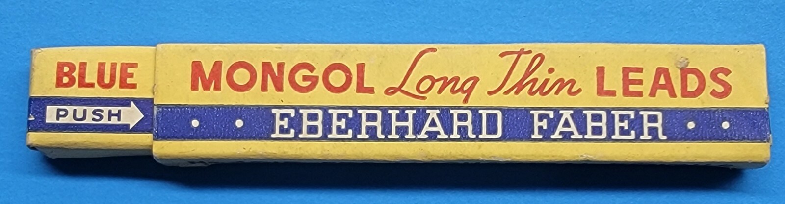 VINTAGE MONGOL LEAD NO. 4015 BLUE EBERHARD FABER
