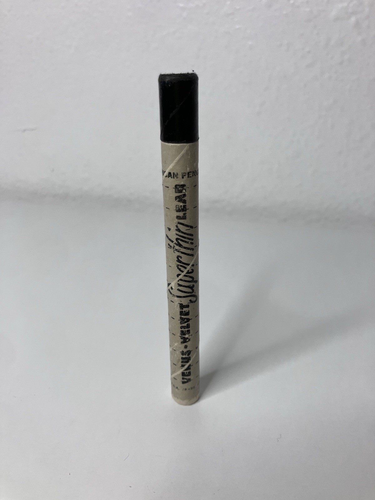 Vintage Mechanical Pencil Venus Velvet Super Thin Lead Container With Lead