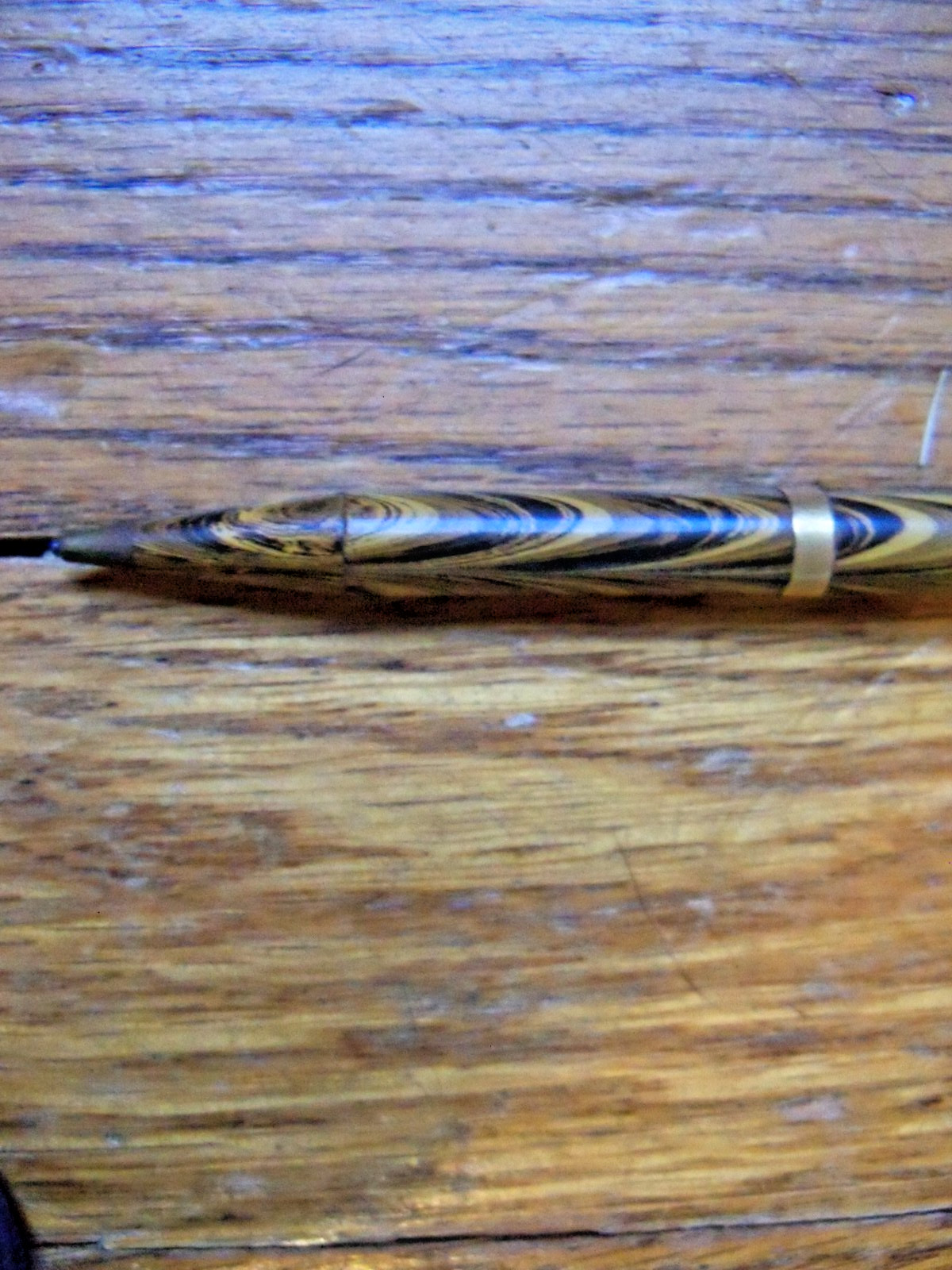 1920’s Waterman Olive Ripple Mechanical Pencil