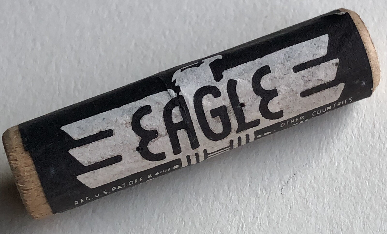 Vintage EAGLE Pencil Co. HB Black Mechanical Lead 1.18mm NOS 12pk Wood Tube USA