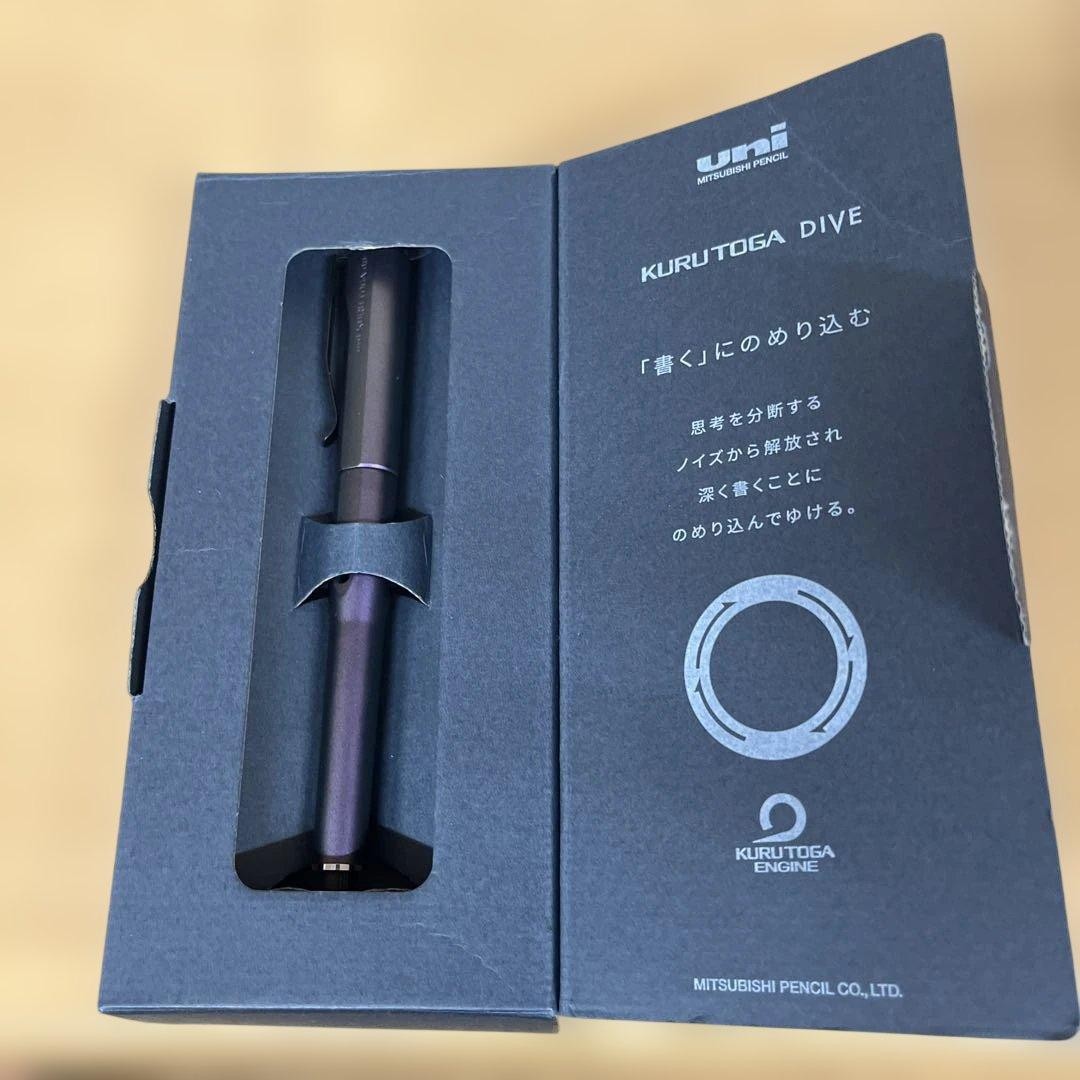 Uni Kuru Toga Dive Mechanical Pencil 0.5mm Abyss Blue Mitsubishi M5-5000 NEW 7