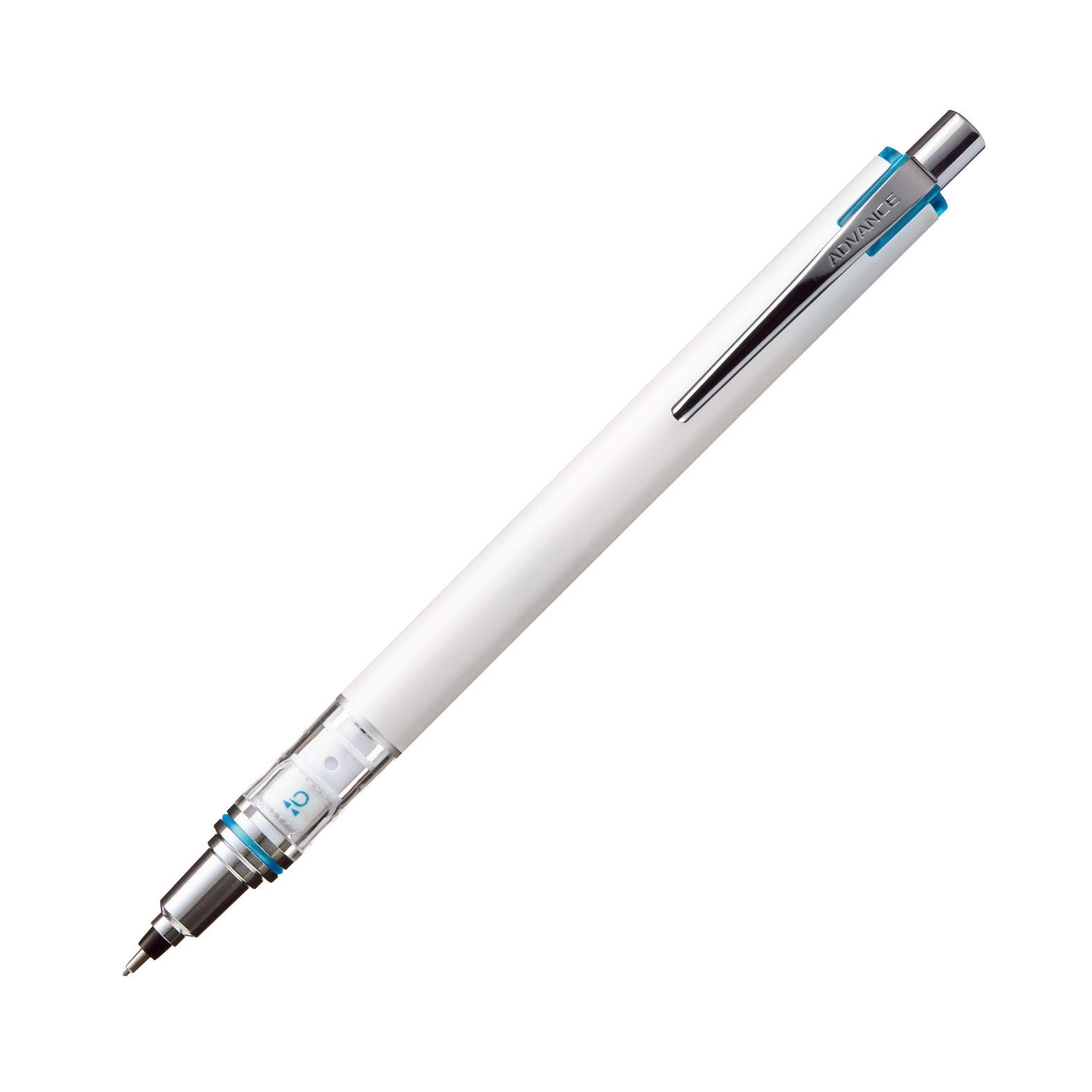 Kuru Toga Advance Mechanical Pencil 0.7mm Lead Rotating Technology White