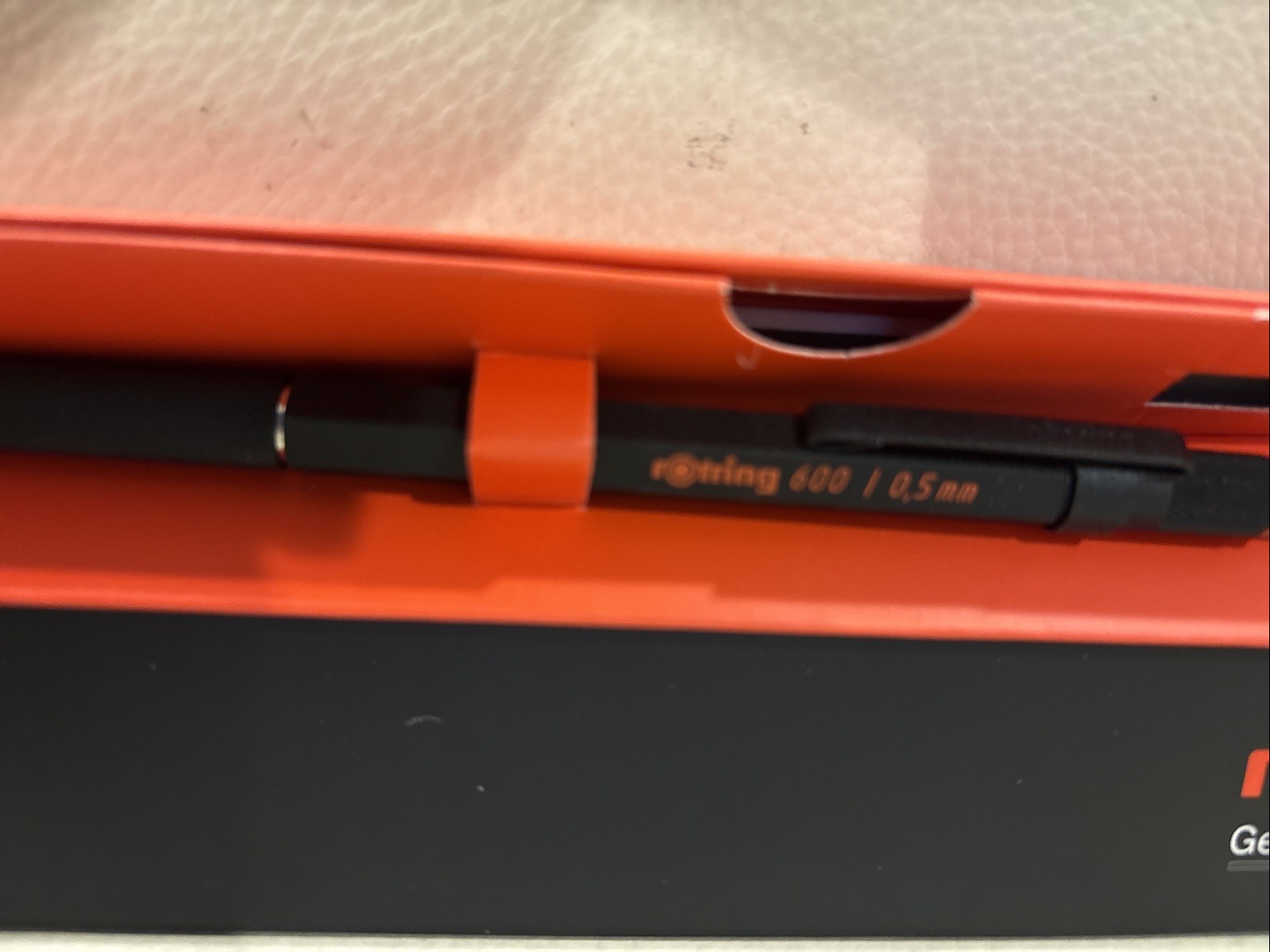 Rotring 600 Mechanical Pencil, 0.5 mm, Black – Perfect for Writing, Drafting