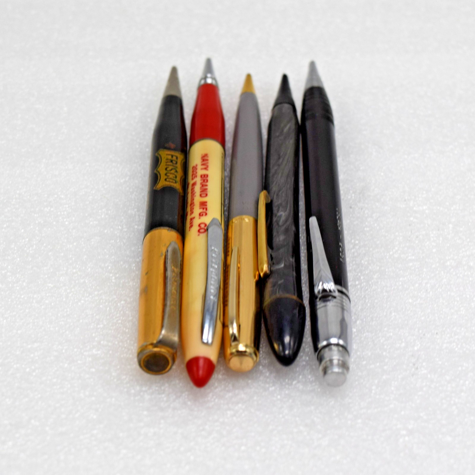 17 Vintage Mechanical Pencil Lot Ritepoint Quickpoint Fineline Pilot Roller Rule