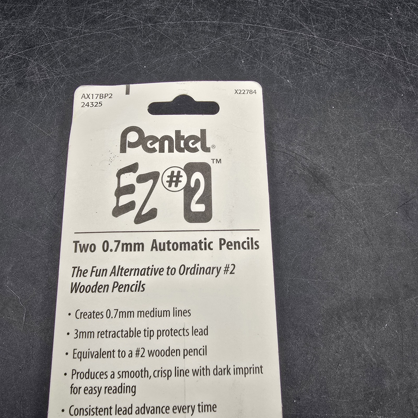 Pentel EZ #2 0.7mm Medium Automatic Pencil 2 Pack Blue