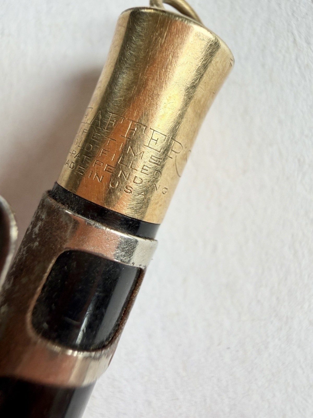 Antique Sheaffer’s Lifetime Gold Filled Mechanical Pencil Crown Top Black