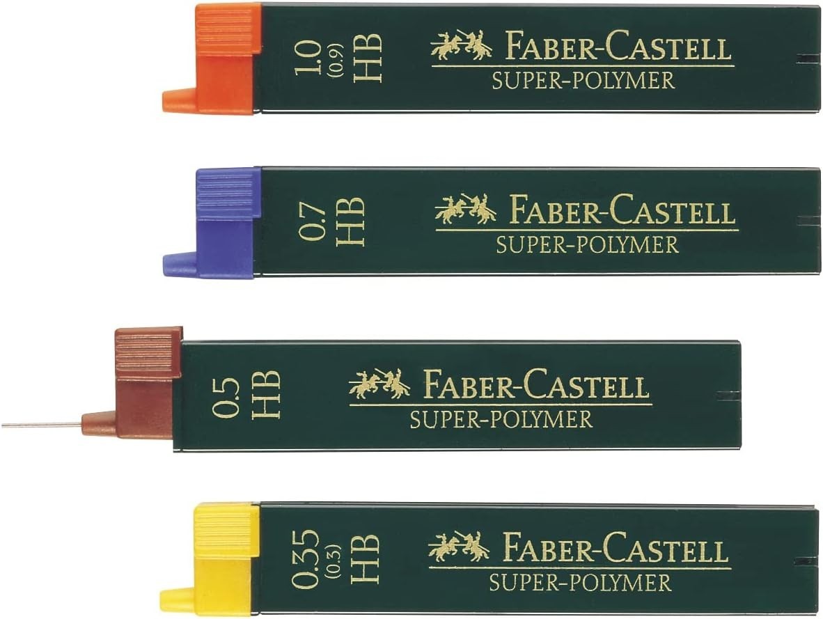 Ultimate Black Fineline Leads, 0.35mm – Super-Polymer for Effortless Creativity
