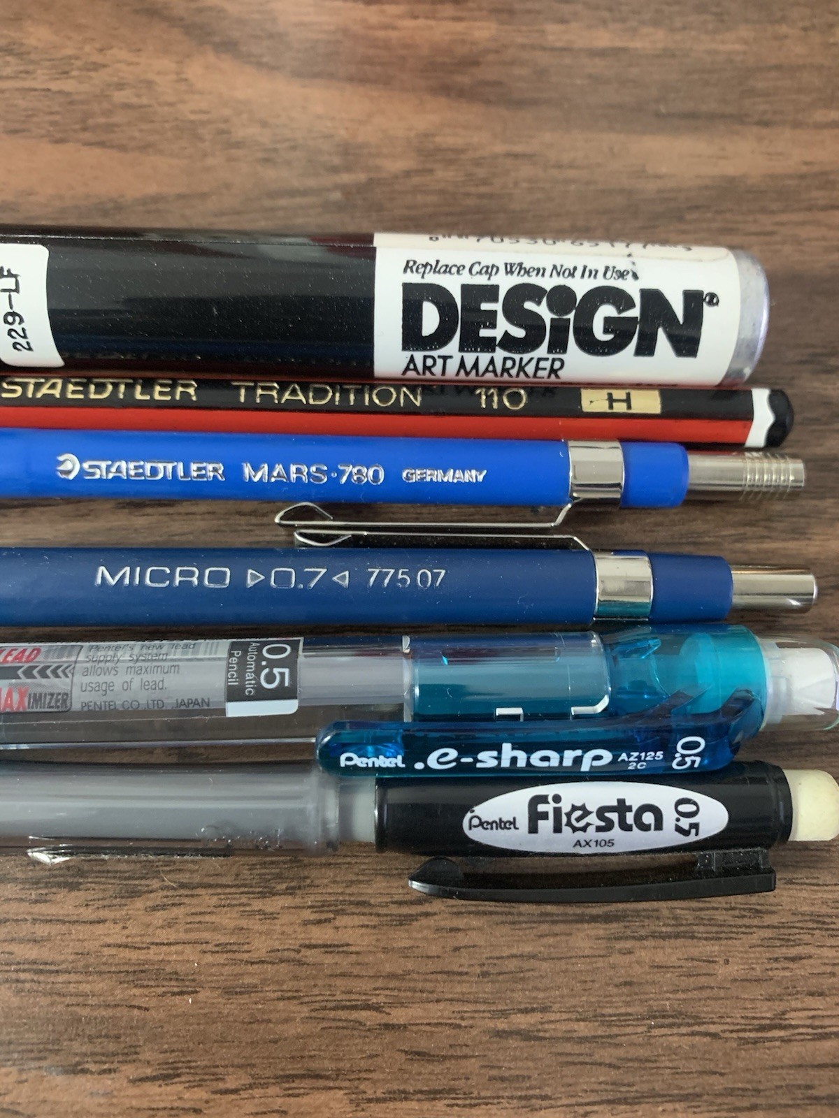 Vintage Mechanical Pencils Pentel Micro Staedtler 90’s 00s Germany Japan USA Lot