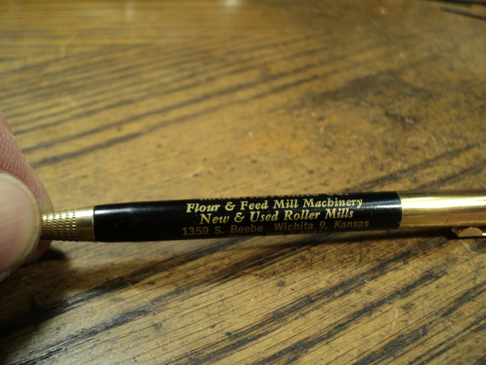 Vintage Mechanical Pencil Moore Manufacturing Co Flour & Feed Mill Machinery