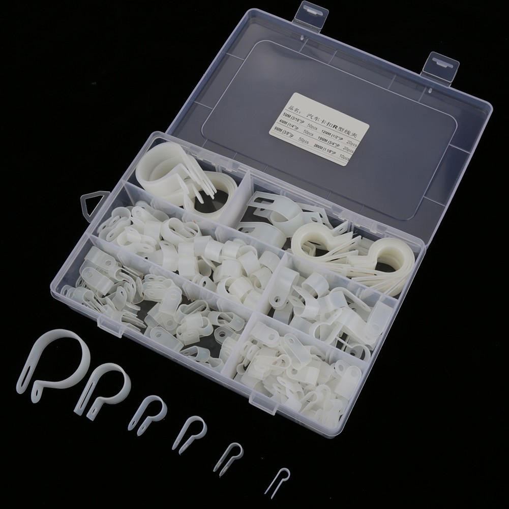 200pcs Nylon P Clamps Versatile Cable Holders For Various Projects Premium